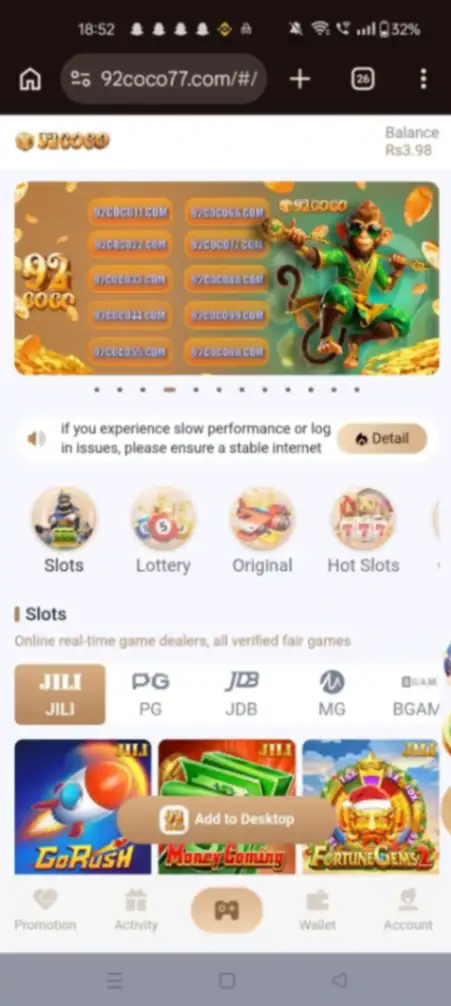 92coco real earning app official interface 2026